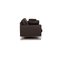 Dark Brown Leather Three Seater Sofa, Image 5
