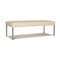 Cream Jason Leather Bench from Walter Knoll / Wilhelm Knoll, Image 1