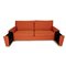 Orange Fabric Three-Seater Couch from Bielefelder Werkstätten 3