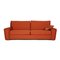 Orange Fabric Three-Seater Couch from Bielefelder Werkstätten 1