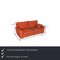 Orange Fabric Two-Seater Couch from Bielefelder Werkstätten 2