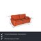 Orangefarbenes Zwei-Sitzer Sofa von Bielefelder Werkstätten 2