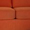Orangefarbenes Zwei-Sitzer Sofa von Bielefelder Werkstätten 3