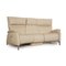 Cream Mondo Leather Three-Seater Couch with Relaxation Function from Himolla 10