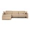 Beige Stoff Ecksofa Couch 1