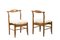 Blond Oak Chairs by Guillerme et Chambron for Votre Maison, 1960s, Set of Five, Image 2