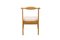 Blond Oak Chairs by Guillerme et Chambron for Votre Maison, 1960s, Set of Five 6