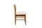 Blond Oak Chairs by Guillerme et Chambron for Votre Maison, 1960s, Set of Five, Image 4