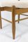 Blond Oak Chairs by Guillerme et Chambron for Votre Maison, 1960s, Set of Five 12