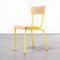 Chaises Empilables Mullca Jaunes, France, 1970s, Set de Cinq 1