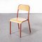 French Red Mullca Stacking Chair, 1970s, Set of Four 1