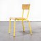 French Yellow Mullca Stacking Chair,1970s, Set of Eight 1