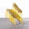 French Yellow Mullca Stacking Chair,1970s, Set of Eight, Image 6