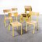 French Yellow Mullca Stacking Chair,1970s, Set of Eight, Image 5