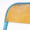 French Light Blue Stacking Chairs from Mullca, 1970s, Set of 20, Image 2