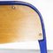 French Deep Blue Stacking Chair from Mullca, 1970s, Image 2