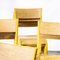 French Yellow 510 Stacking Dining Chair from Mullca, 1970s 5