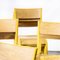 Sedia da pranzo impilabile nr. 510 gialla di Mullca, Francia, anni '70, Immagine 5
