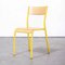 French Yellow 510 Stacking Dining Chair from Mullca, 1970s 1