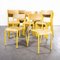 French Yellow 510 Stacking Dining Chair from Mullca, 1970s, Image 6