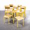 French Yellow 510 Stacking Dining Chair from Mullca, 1970s 3