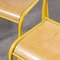 French Yellow 510 Stacking Dining Chair from Mullca, 1970s 7