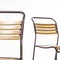Slatted Tubular Metal Dining Chairs from Cox, 1940s, Set of 4, Image 5