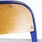French Deep Blue Stacking Chair from Mullca, 1970s 2