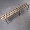 French Long Slatted Bench from Mullca, 1940s 7