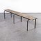 French Long Slatted Bench from Mullca, 1940s, Image 1