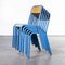 Chaises Empilables Bleu Clair de Mullca, France, 1970s, Set de 6 4