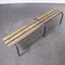 French Long Slatted Bench from Mullca, 1940s, Image 7