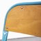 French Light Blue Stacking Chair from Mullca, 1970s, Image 7