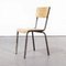 French Simple Stacking Dining Chair from Mullca, 1960s 1