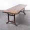 French Industrial Rectangular Heavy Cast Table, 1950s 1