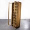Tall Slim French Two Door Oak Shelved Cabinet, 1950s, Image 10