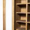 Tall Slim French Two Door Oak Shelved Cabinet, 1950s, Image 2