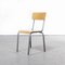 French Aqua Model 511 Stacking Dining Chair from Mullca, 1950s 1