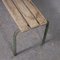 French Long Slatted Bench from Mullca, 1950s, Image 2