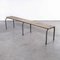 French Long Slatted Bench from Mullca, 1950s, Image 1