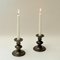Kerzenhalter aus Zinn von Edvin Ollers für Schreuder & Olsson, Schweden, 1947, 2er Set 9