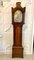 Reloj de caja alta George III antiguo de latón y roble, Imagen 2