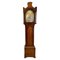 Reloj de caja alta George III antiguo de latón y roble, Imagen 1