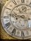 Horloge Longue de Huit Jours George III Antique en Laiton 4