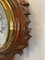 Antique Edwardian Quality Carved Oak Aneroid Banjo Barometer 5