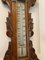Antique Edwardian Quality Carved Oak Aneroid Banjo Barometer 7
