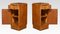 Art Deco Walnut Bedside Cabinets, Set of 2, Image 6