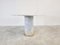 Vintage Round White Marble Dining Table, 1970s 4