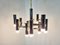 Lámpara de araña Mid-Century con 12 puntos de luz de Sciolari, Imagen 3