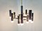 Mid-Century Chandelier with 12 Lightpoints from Sciolari, Image 3